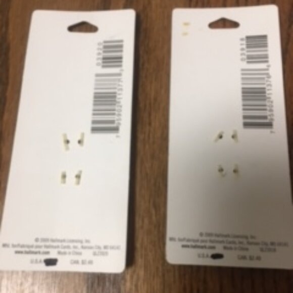 Hallmark Keepsake Dad & Mom Ornament Hangers (Set) NEW - Picture 3 of 5